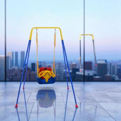 صورة مرجيحة أطفال فردية خارجية  قوية ومتينة